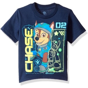 Boys’ Paw Patrol Short Sleeve T-Shirt-Chase, Marshall, Rubble, Zuma, Rocky