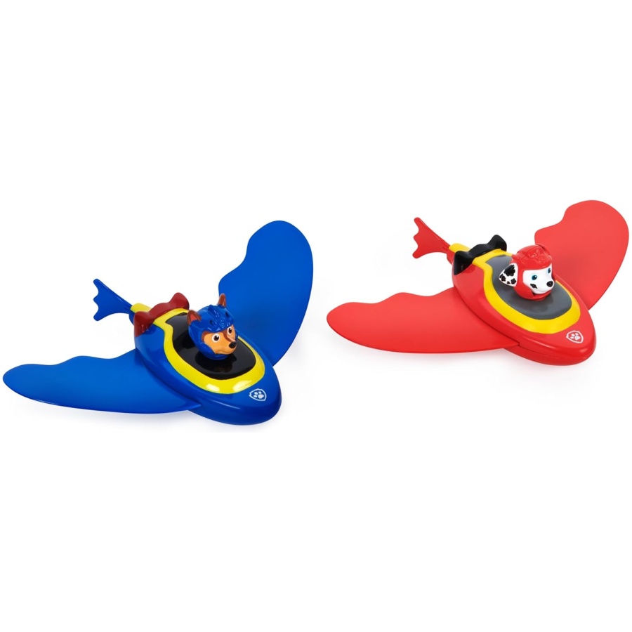 SwimWays Paw Patrol Zoom-A-Rays - Lot De 2 Jouets Aquatiques Hydrodynamiques - Chase Et Marshall - Sans Piles - Dès 5 Ans