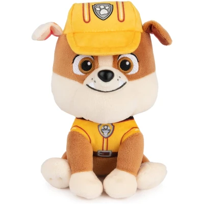GUND Official PAW Patrol Rubble in Signature Construction Uniform Plush Toy, Stuffed Animal for Ages 1 and Up, 6" (Styles May Vary)