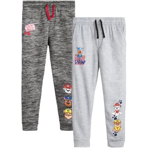 Paw Patrol Sweatpants, 2 Pack Chase and Marshall Fleece Jogger Pants (5-7)