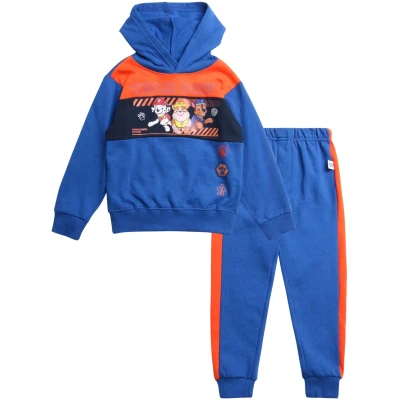Nickelodeon Boys’ Paw Patrol Sweatsuit Set – 2 Piece Fleece Hoodie Sweatshirt, Joggers Sweatpants – Jogger Set for Boys, 2T-7