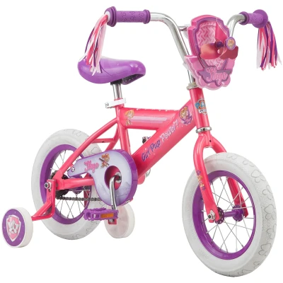 Nickelodeon Paw Patrol Kids Bike, for Boys and Girls Ages 2 Year and Up, 12-16 Inch Wheels Options, Steel Frame, Training Wheels Included, Kid to Toddler Bike
