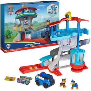Lookout Tower Playset with 2 Chase Action Figures