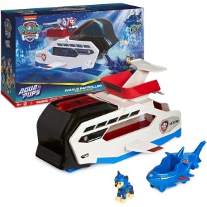 Paw Patrol Aqua Pups Whale Patroller Team Vehicle w Chase Action Figure