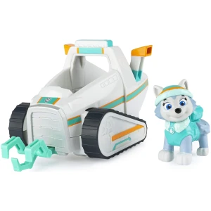 Paw Patrol Everest Snow Plow Vehicle with Figure for Kids Aged 3 and Up
