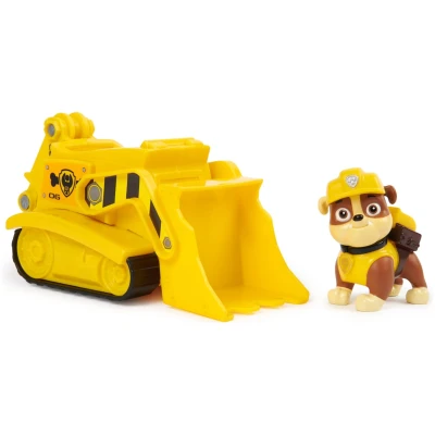 Paw Patrol, Rubble’s Bulldozer, Toy Vehicle with Collectible Action Figure, Sustainably Minded Kids Toys for Boys & Girls Ages 3 and Up