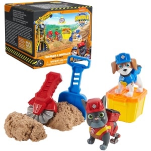 Rubble & Crew, Charger & Wheeler Figures with Kinetic Sand