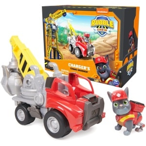 Rubble & Crew, Charger’s Crane Grabber Toy Truck Action Figure