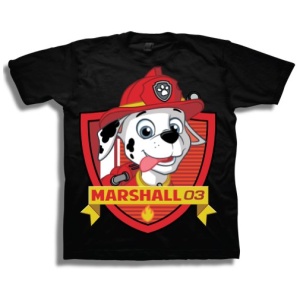 Paw Patrol T-Shirt with Chase, Marshall, Rubble, Zuma & Rocky