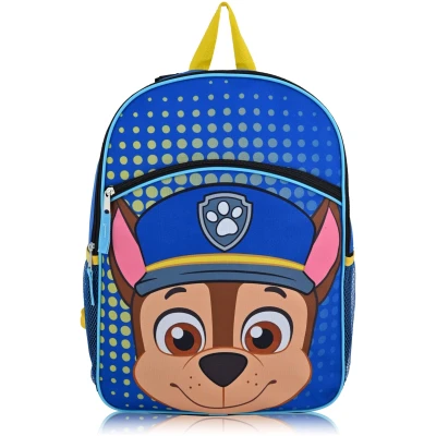 Fast Forward Paw Patrol Toddler Backpack School Backpack School Bag for Kids | 16" Chase Paw Patrol Backpack for Boys | School Bag Cartoon Backpack