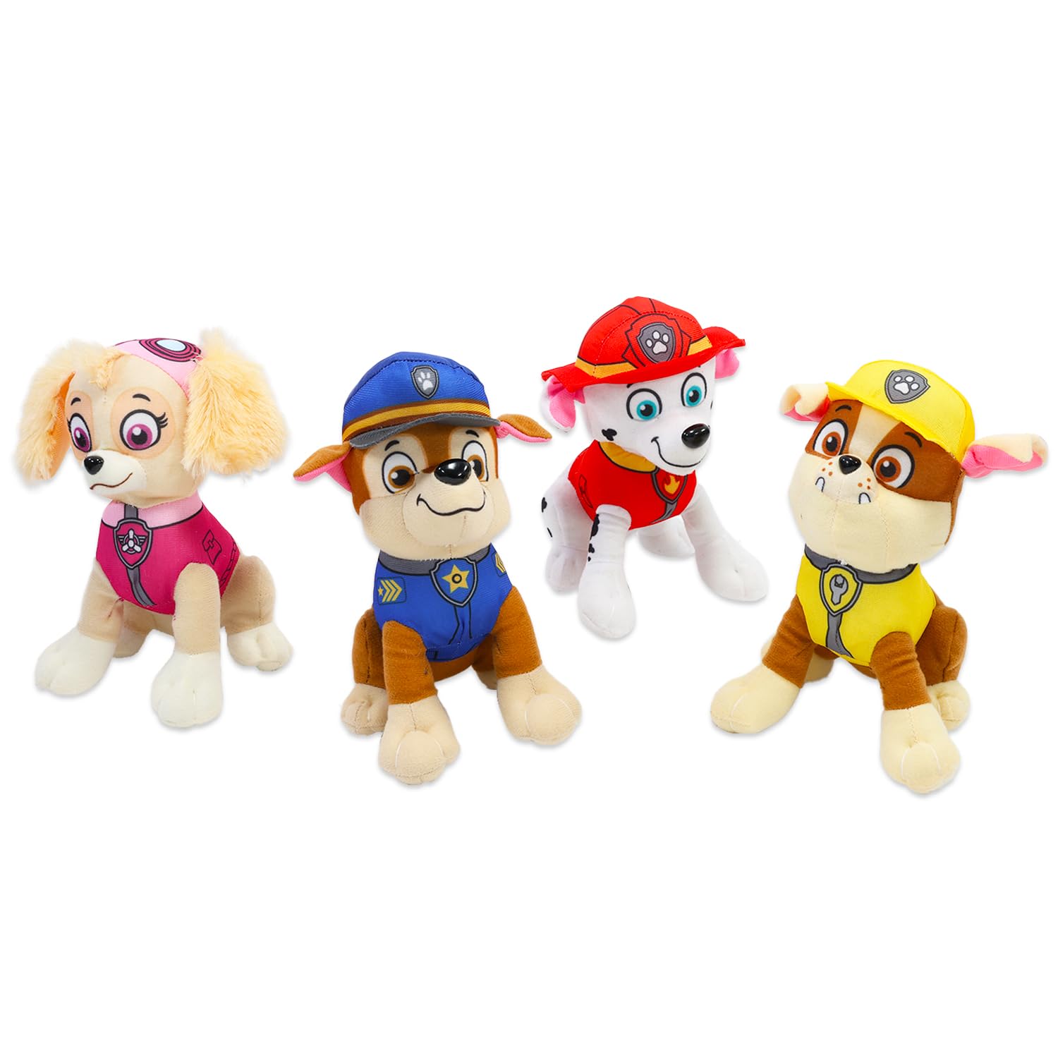 Plush Set Paw Patrol 4 Pack with Chase, Marshall, Skye, Rubble - photo 2