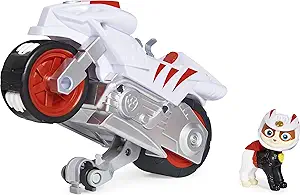 Paw Patrol Moto Pups Wildcat Deluxe Pull Back Motorcycle Vehicle with Figure