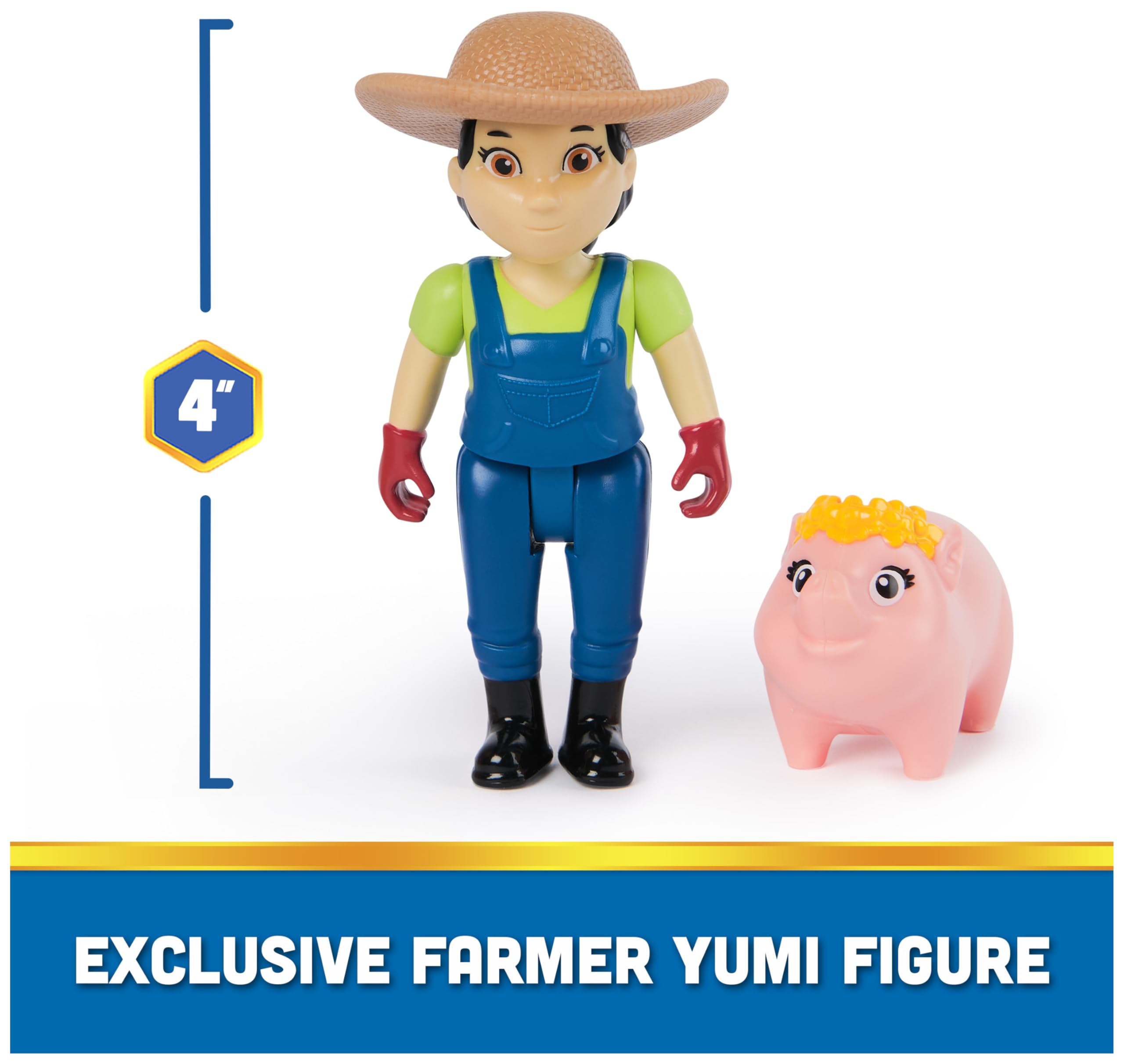 Action Figure Paw Patrol Skye Farmer Yumi & Piggie - photo 4