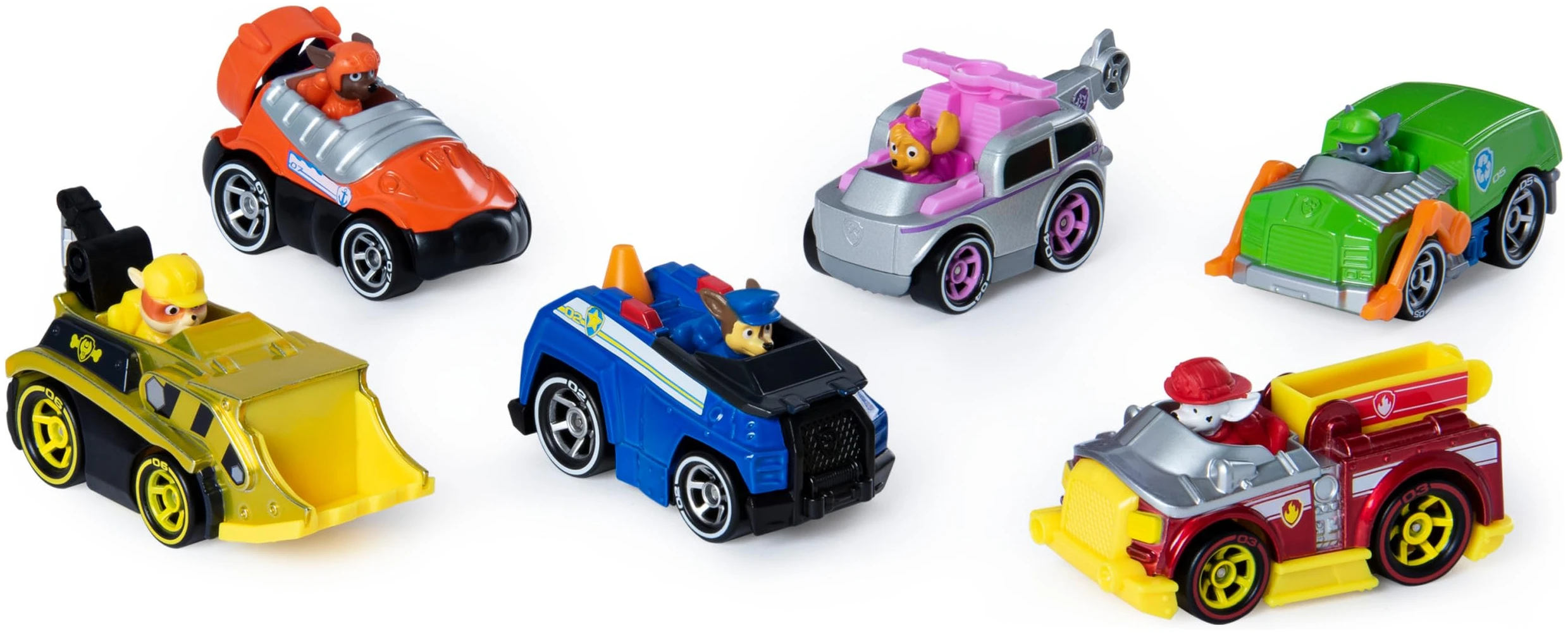 Paw Patrol True Metal Classic Gift Pack of 6 Collectible Die-Cast Vehicles, 1:55 Scale - photo 5