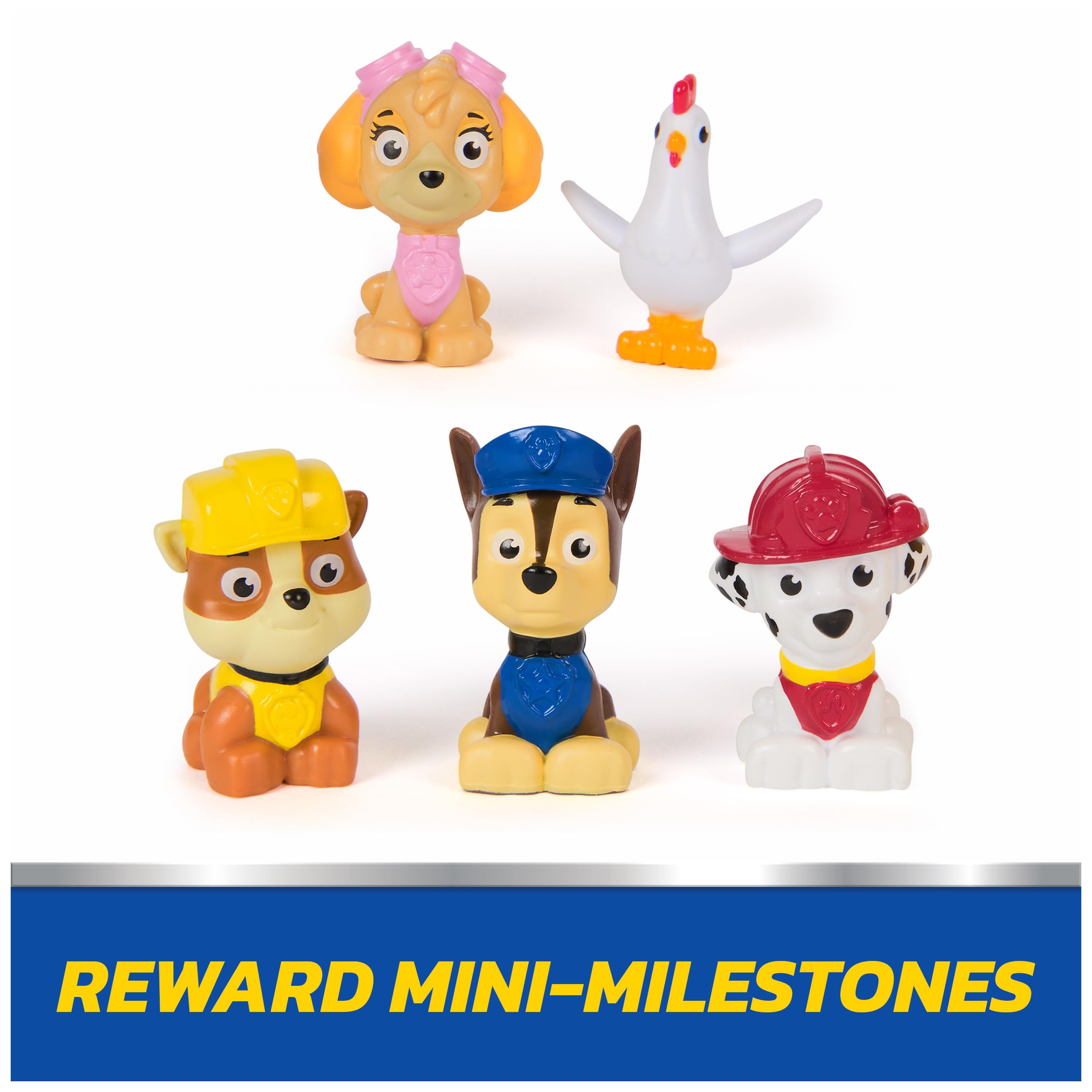 Paw Patrol Rewards Box Gift Pack with 8 Mini Figures, 2 Animal Figures, 4 Sticker Sheets & 1 Pup Squad Racer - photo 5