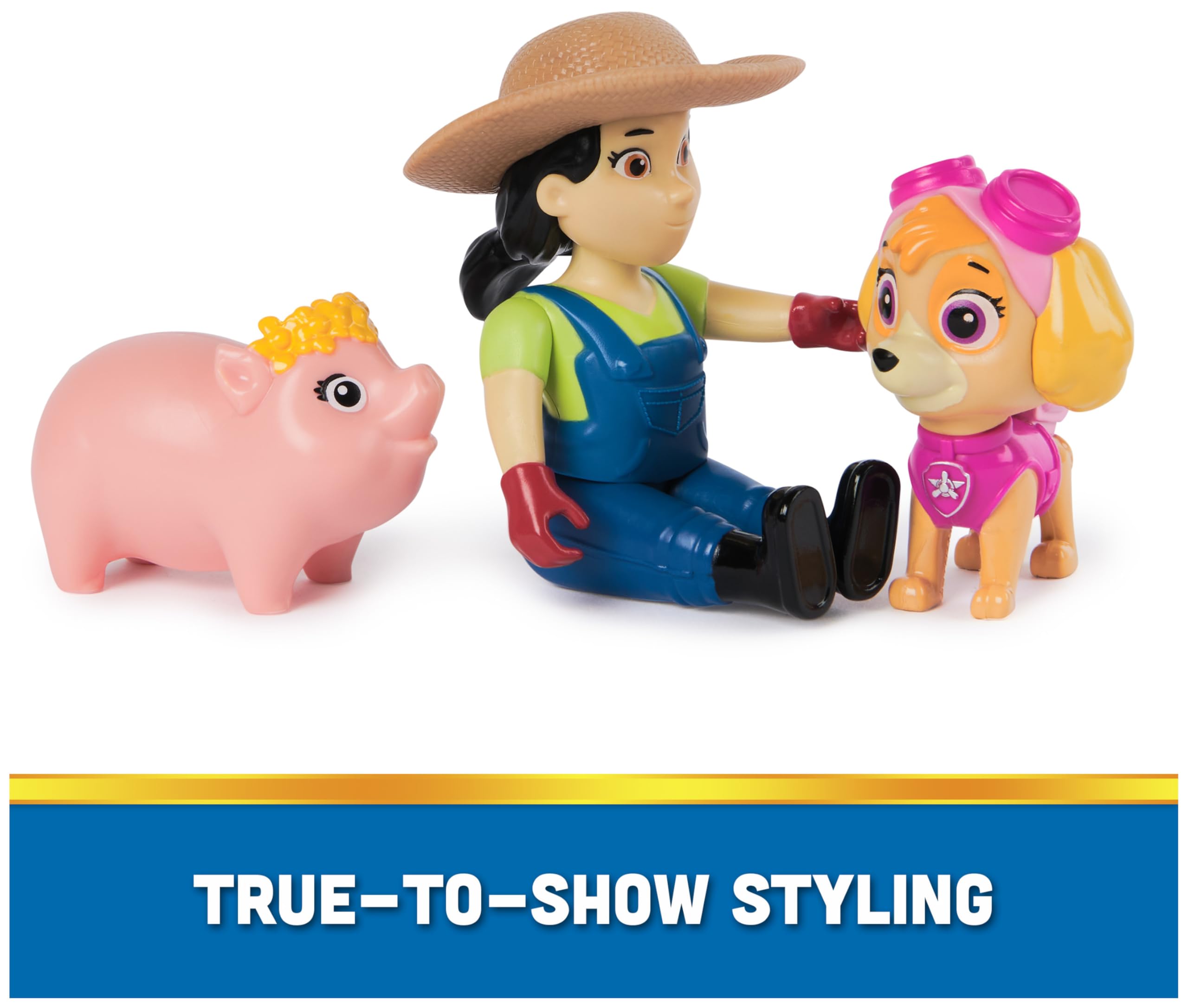 Action Figure Paw Patrol Skye Farmer Yumi & Piggie - photo 5