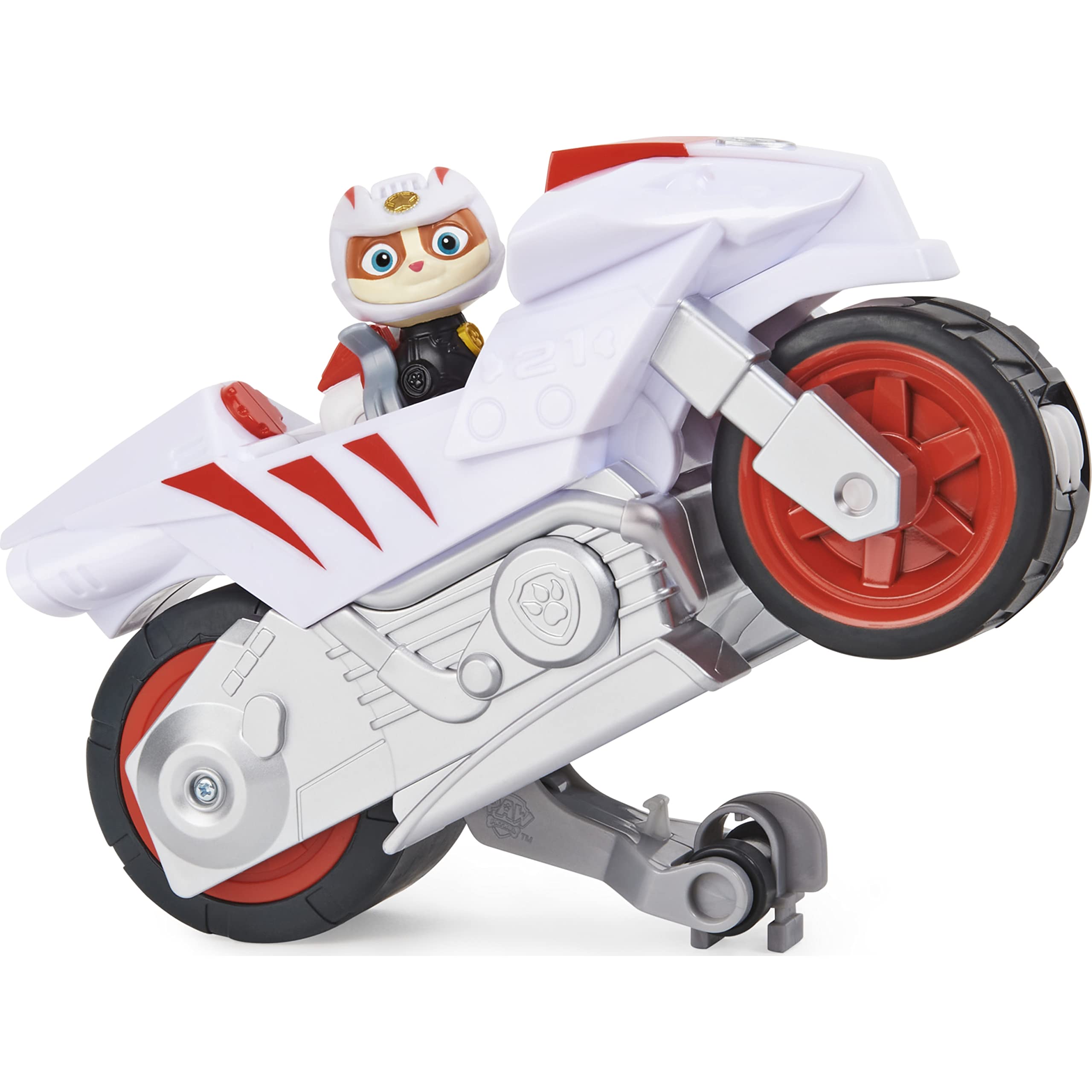 Paw Patrol Moto Pups Wildcat Deluxe Pull Back Motorcycle Vehicle with Figure - photo 4