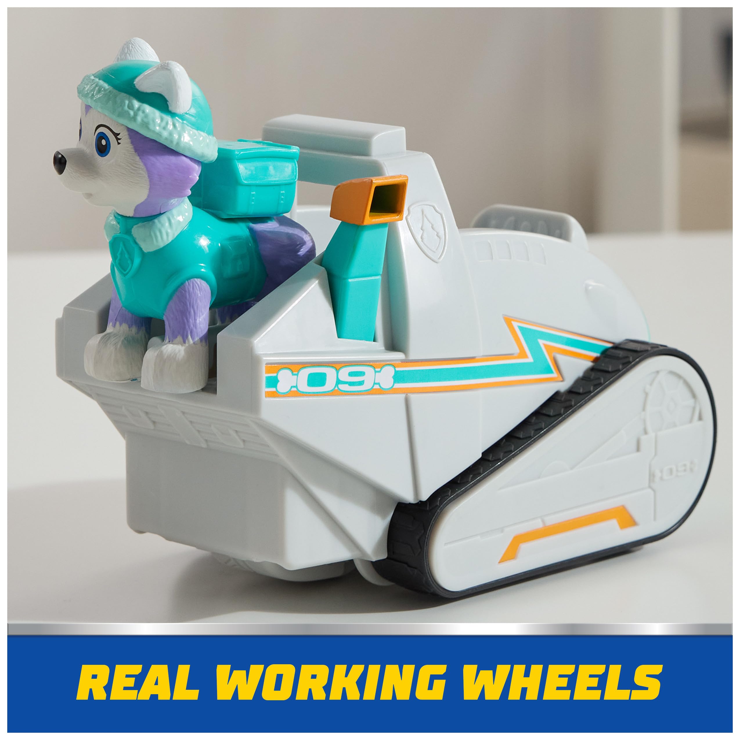 Toy Vehicle Paw Patrol Everest's Snow Plow with Collectible Action Figure - photo 4