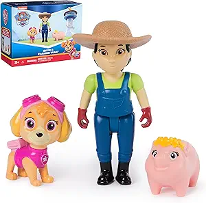Action Figure Paw Patrol Skye Farmer Yumi & Piggie