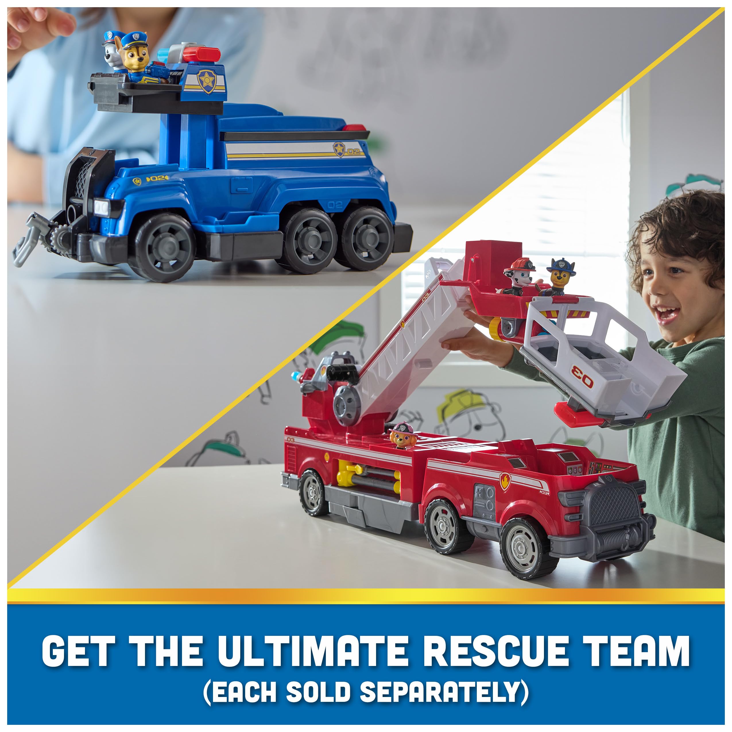 Vehicle Paw Patrol Team Cruiser with 6 Action Figures Chase Marshall Skye Rubble Rocky Zuma - photo 6