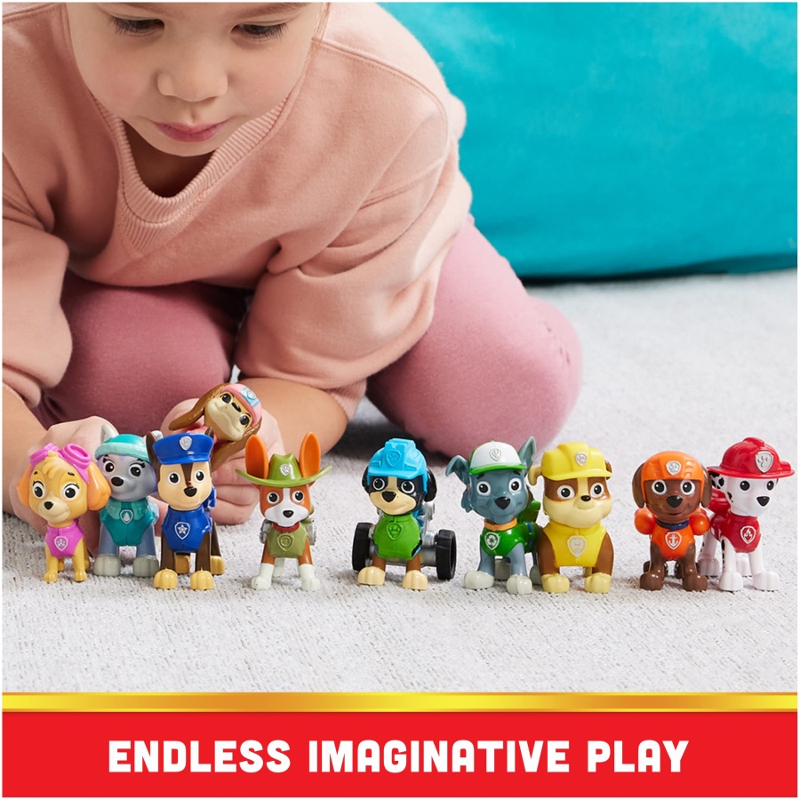 Toy Figures Paw Patrol 10th Anniversary All Paws On Deck Gift Pack with ...
