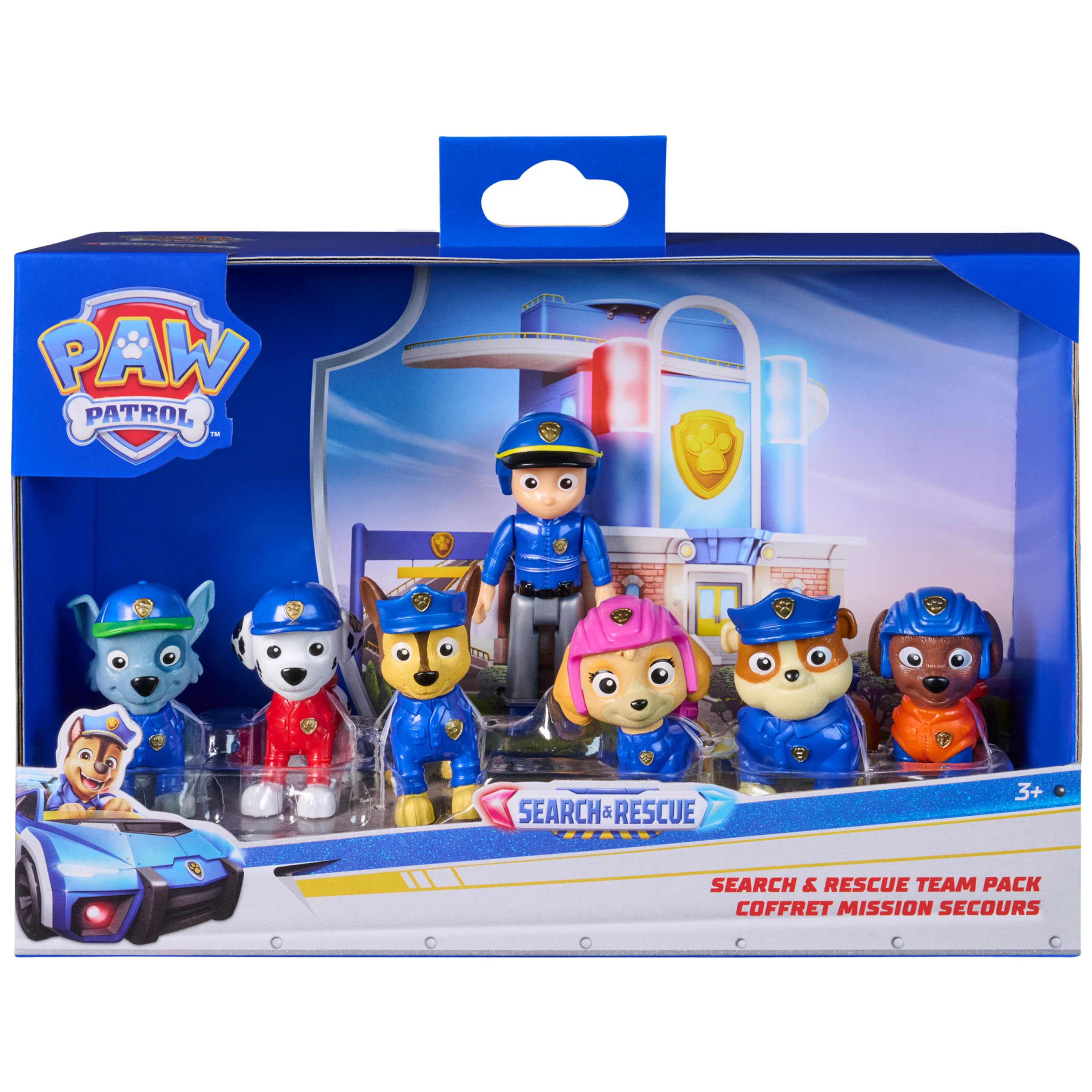 Action Figures Paw Patrol Search & Rescue Team Pack with 7 Collectible Figures Including Ryder & 6 Pups - photo 2