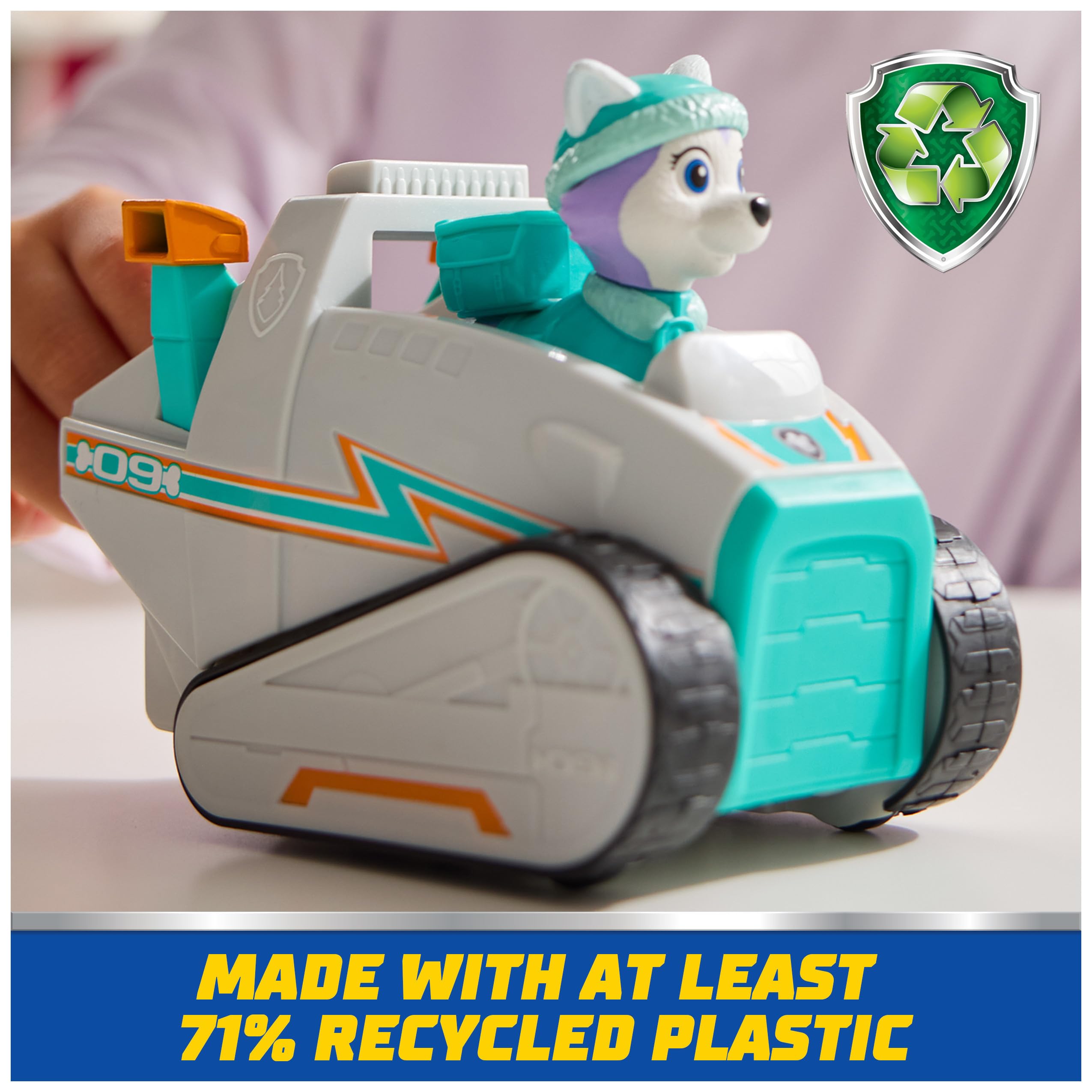 Toy Vehicle Paw Patrol Everest's Snow Plow with Collectible Action Figure - photo 3