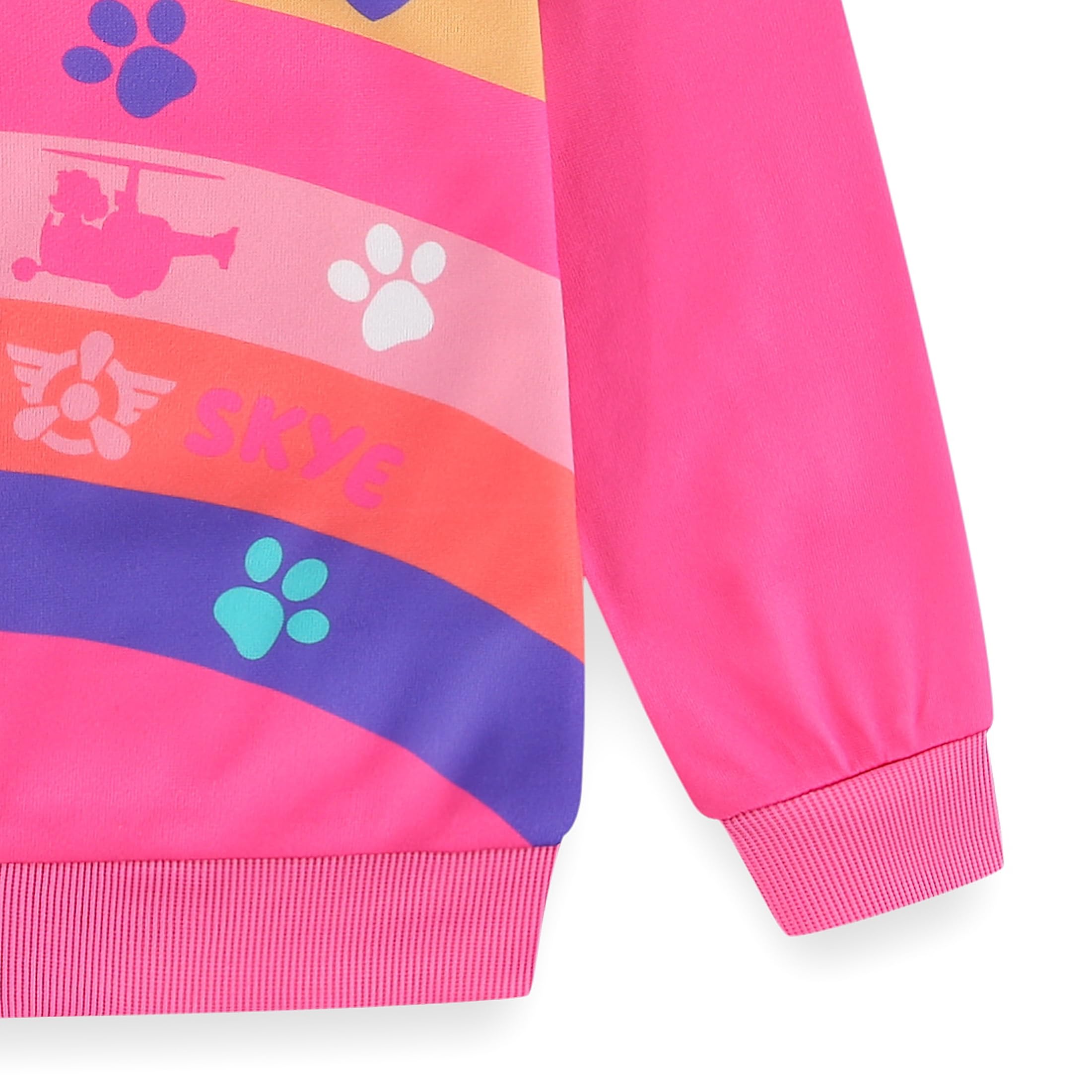 Hoodie Paw Patrol Skye and Everest Girls Full Zip Up - photo 5