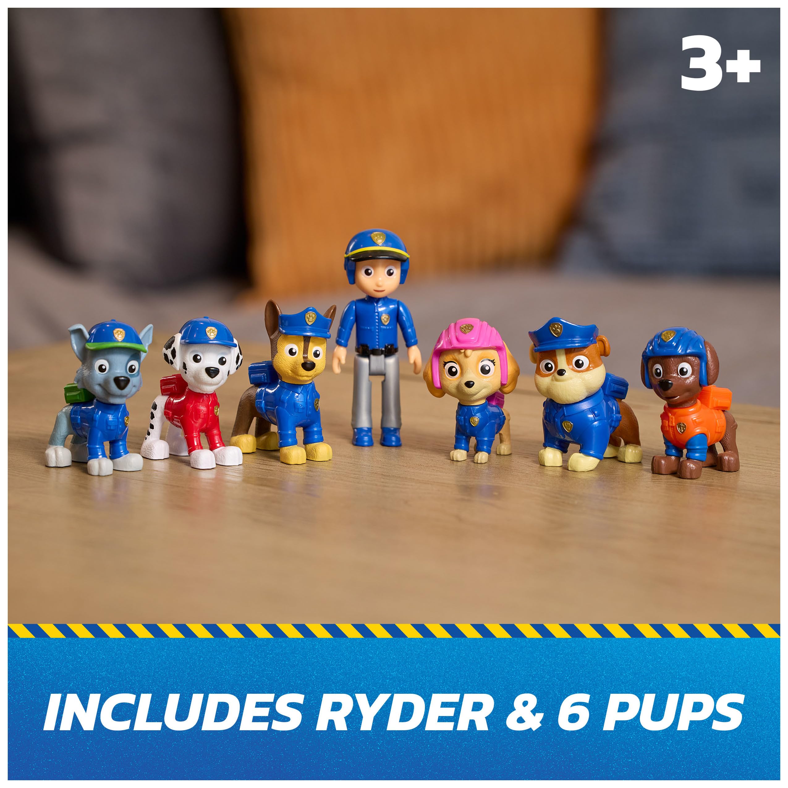 Action Figures Paw Patrol Search & Rescue Team Pack with 7 Collectible Figures Including Ryder & 6 Pups - photo 4