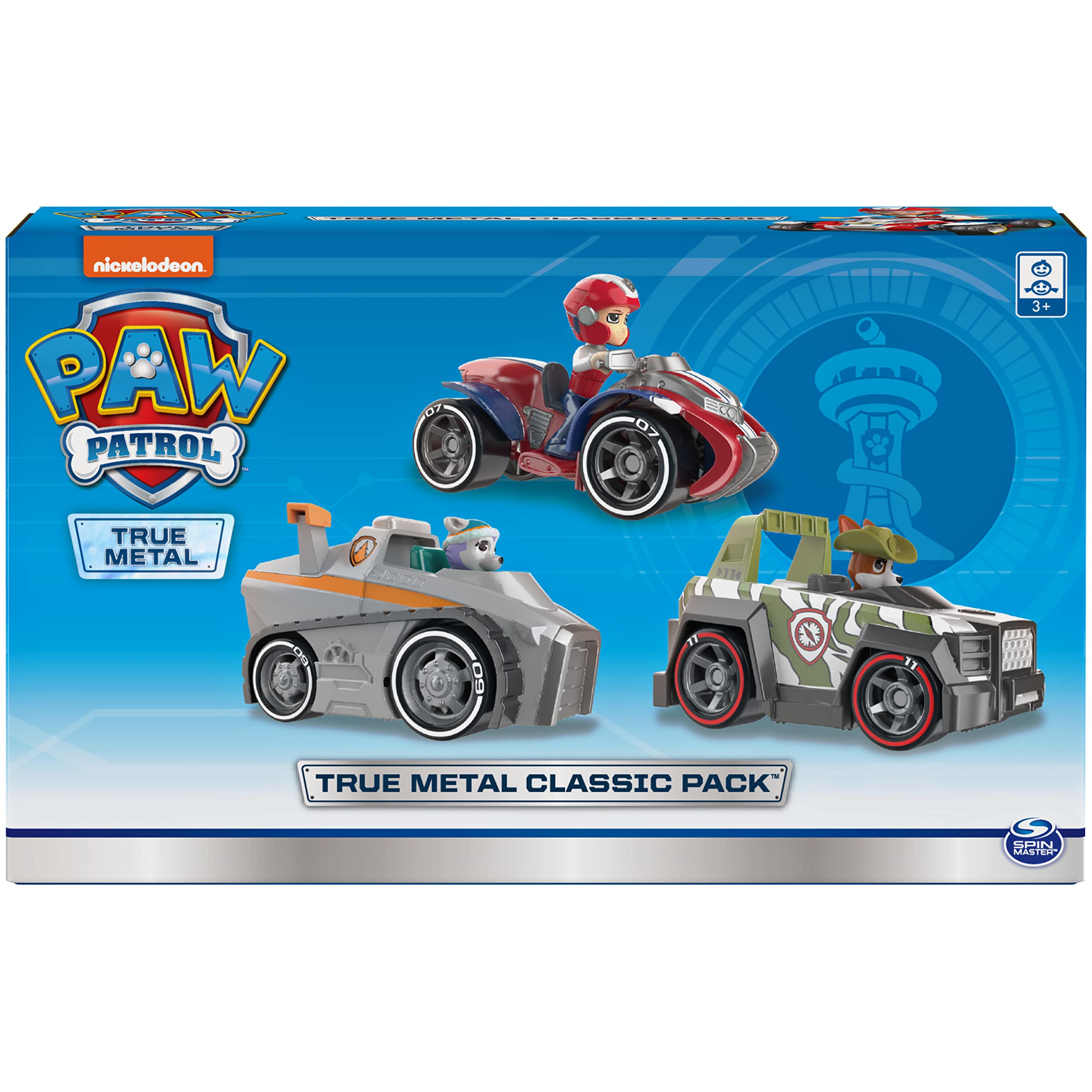 Paw Patrol True Metal Classic Pack of 3 Collectible Die-Cast Vehicles - photo 3