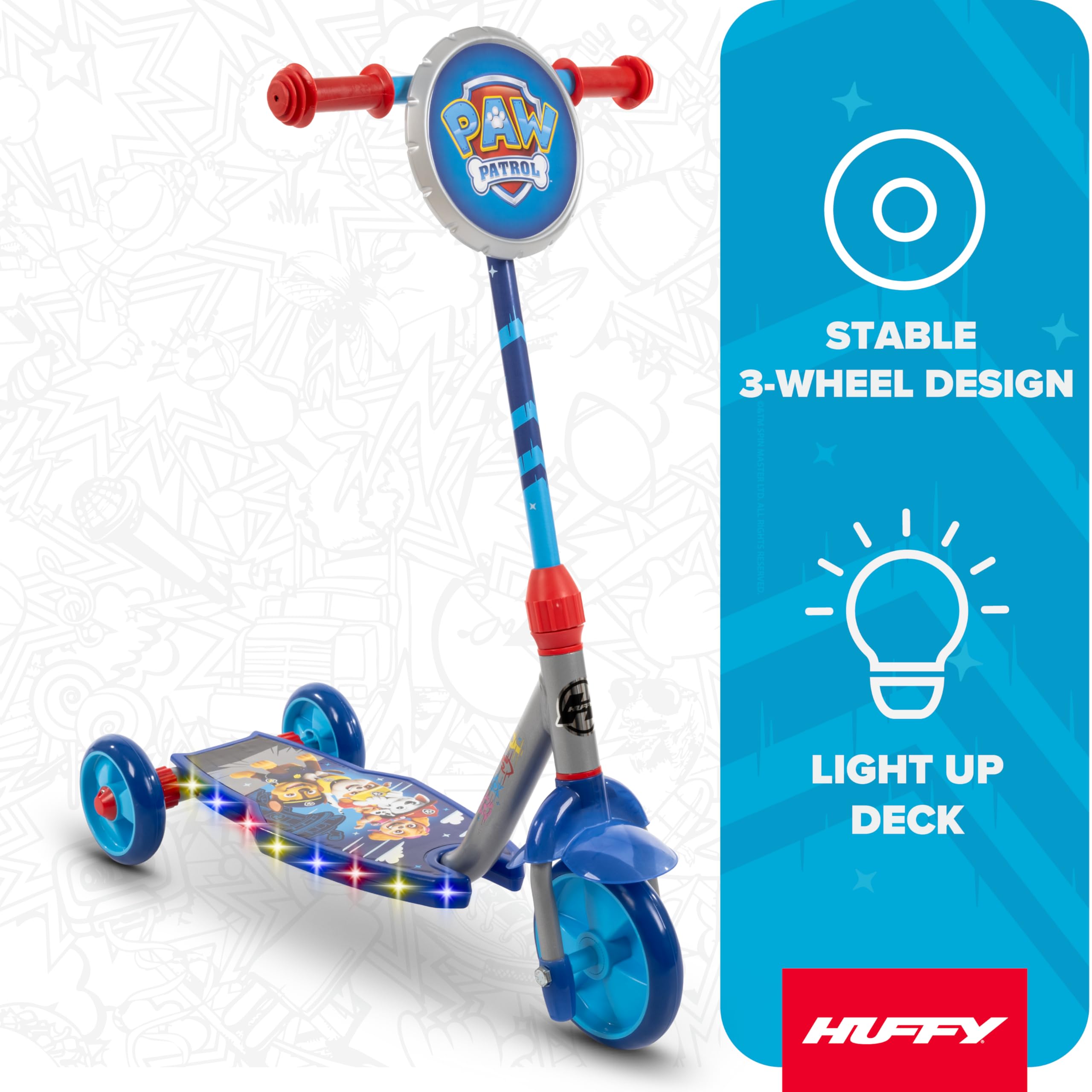Scooter Paw Patrol 3-Wheel for Kids - photo 2
