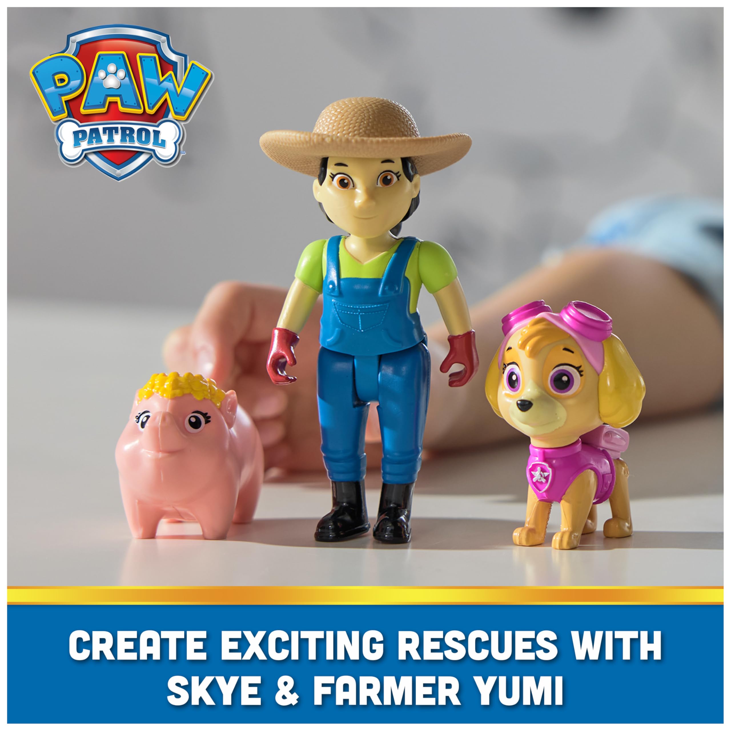 Action Figure Paw Patrol Skye Farmer Yumi & Piggie - photo 2