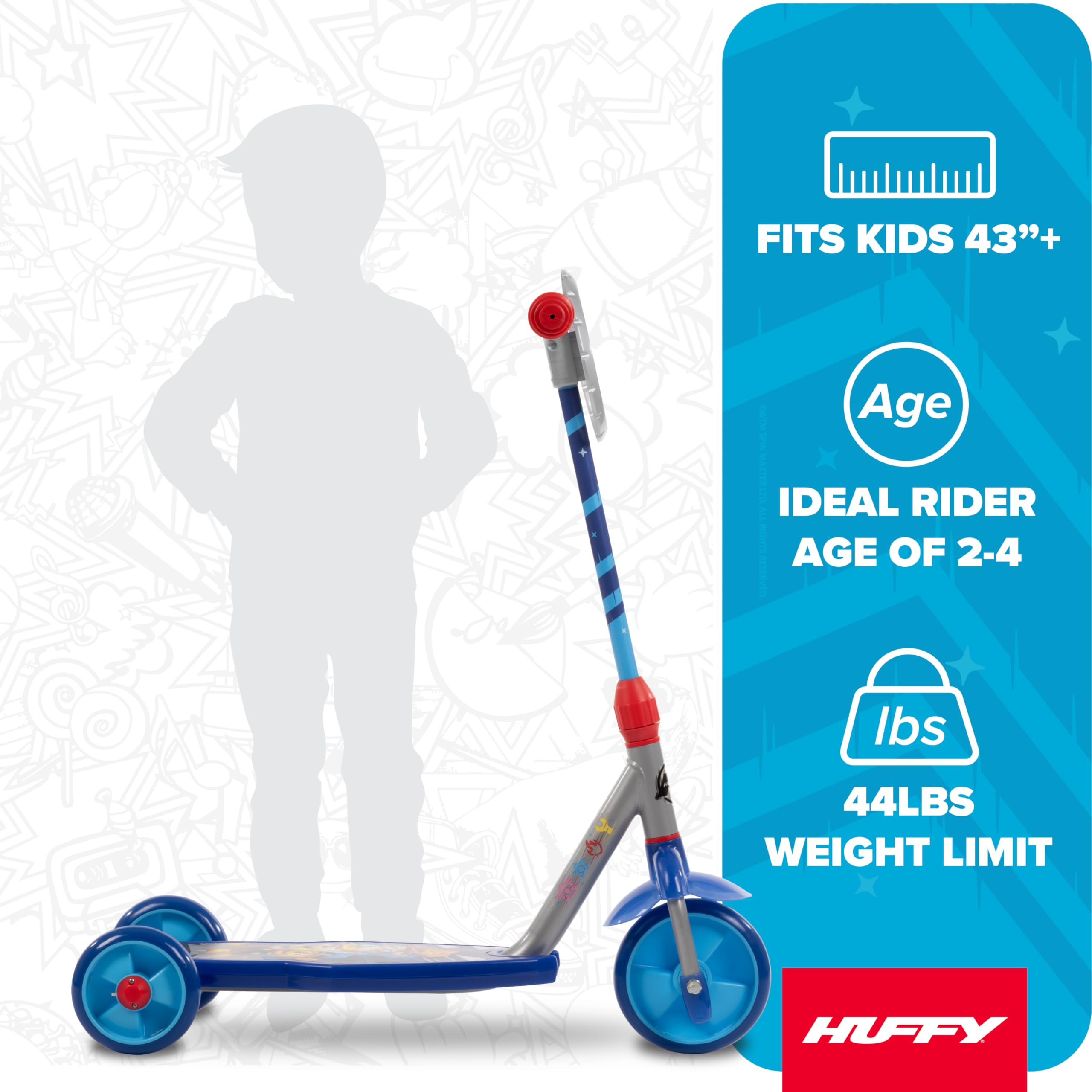 Scooter Paw Patrol 3-Wheel for Kids - photo 5