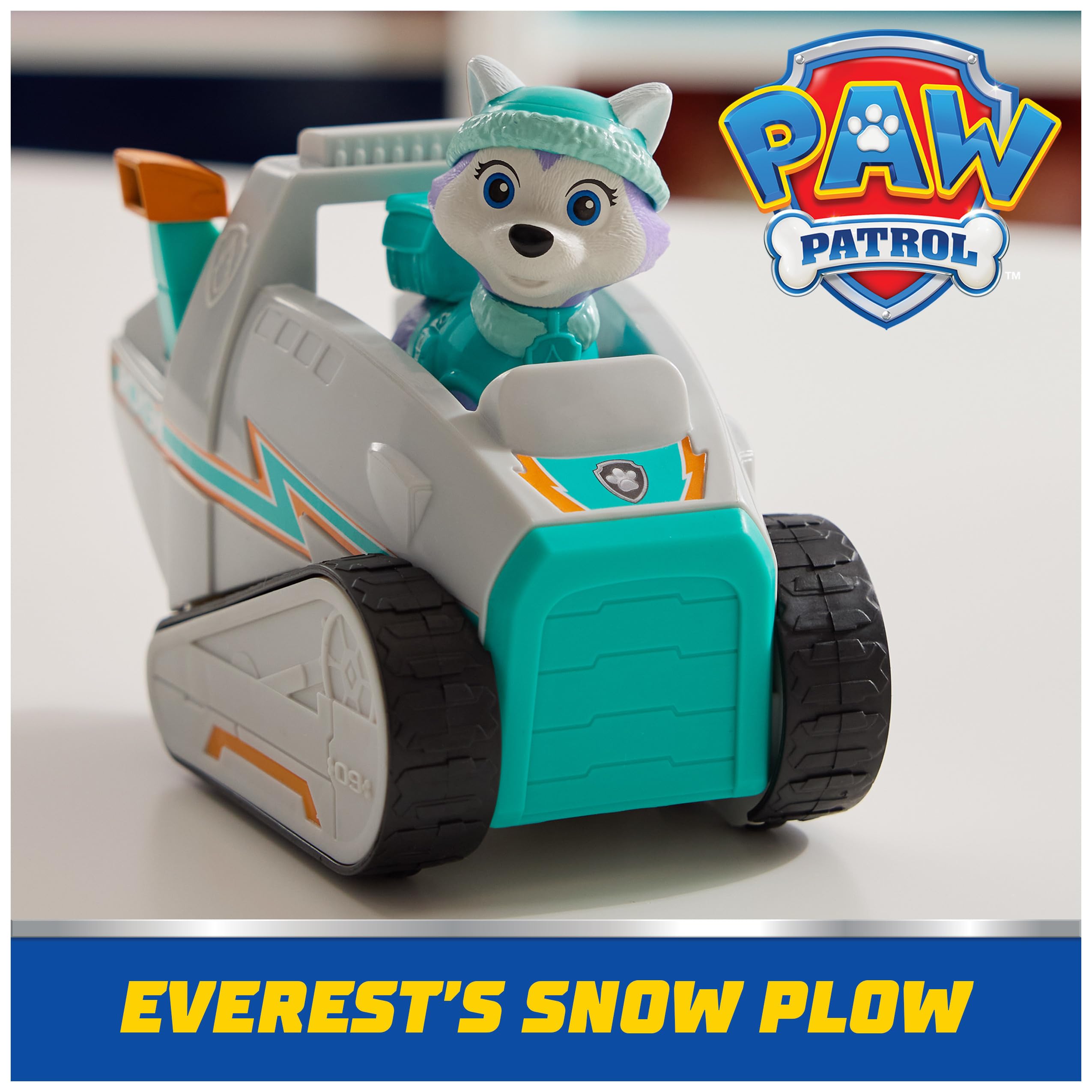Toy Vehicle Paw Patrol Everest's Snow Plow with Collectible Action Figure - photo 2
