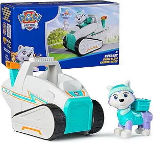 Toy Vehicle Paw Patrol Everest's Snow Plow with Collectible Action Figure