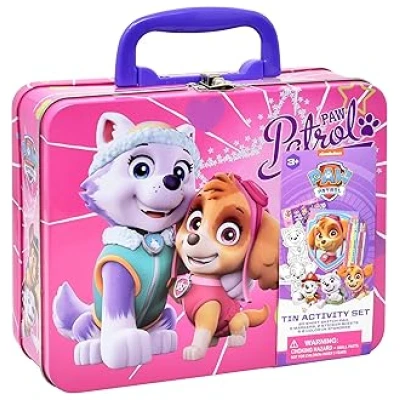Paw Patrol Coloring and Activity Tin with Markers and Stickers