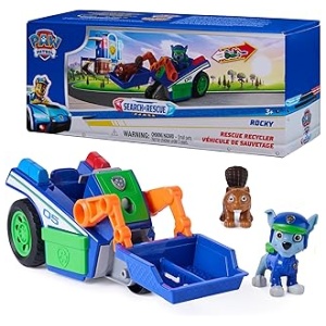 Paw Patrol Rocky Rescue Recycler Vehicle with 2 Figures