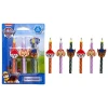 PAW Patrol birthday candles with Chase, Marshall, and Skye for cake decorations