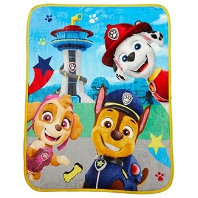 Paw Patrol Super Soft Silk Touch Throw Blanket 40x50 Inches