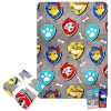 Paw Patrol Fleece Blanket Set with Stickers, Cozy 50x70 Throw