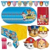 Paw Patrol Birthday Party Kit for 16 Guests with Plates and Banner