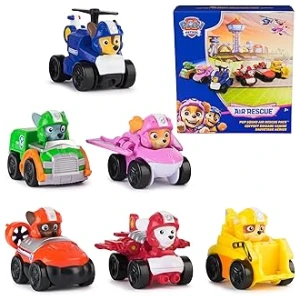 Paw Patrol Air Rescue 6-Piece Pup Squad Racers Toy Cars Set