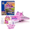 Paw Patrol Air Rescue Skye Figure with Claw Jet Plane and Bunny