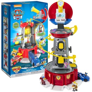 Playset Paw Patrol Mighty Lookout Tower with 4 Exclusive Figures and Vehicle