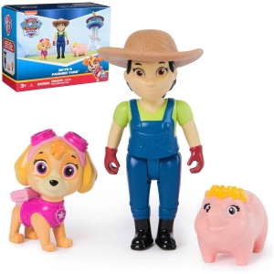 Action Figure Paw Patrol Skye Farmer Yumi & Piggie