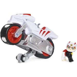 Paw Patrol Moto Pups Wildcat Deluxe Pull Back Motorcycle Vehicle with Figure