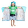 Paw Patrol Blue Hooded Towel Wrap for Bath, Pool, Beach - Soft Cotton Terry - vue 3