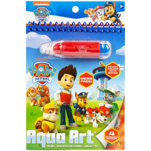 Paw Patrol Aqua Art reusable water reveal activity book for toddlers