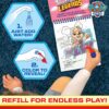 Paw Patrol Aqua Art reusable water reveal activity book for toddlers - vue 5