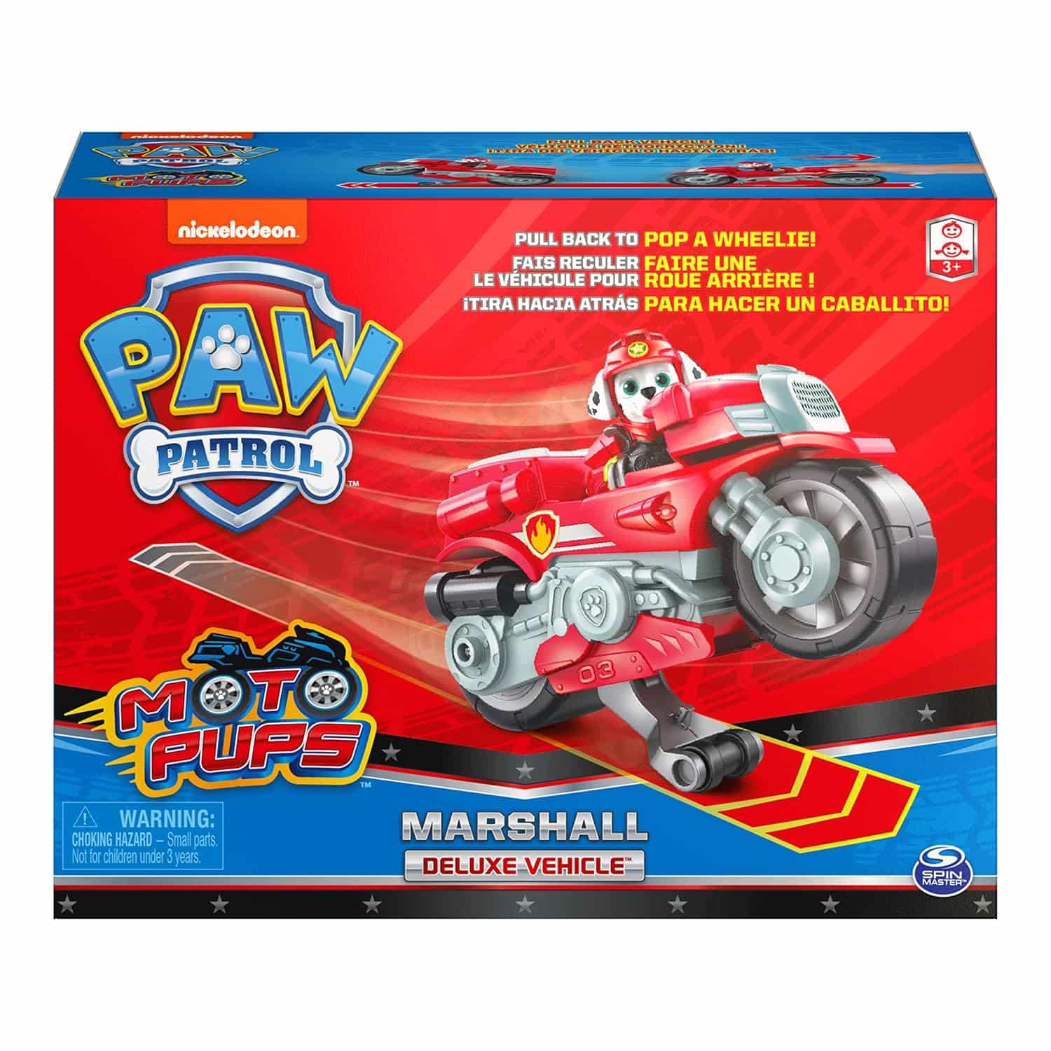 amazon-6a1ab347389cb Moto Pups Marshall’s Deluxe Pull Back Motorcycle with Wheelie Toy Figure - vue 3